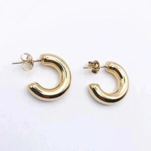 Chunky hoops 18K gold plated